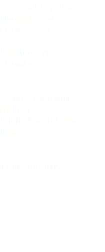 Cornacchia grigia Hooded crow Corvus cornix Passeriformes Corvidae Cascinali Marianis (Udine) Friuli Venezia Giulia Italia 17 maggio 2019